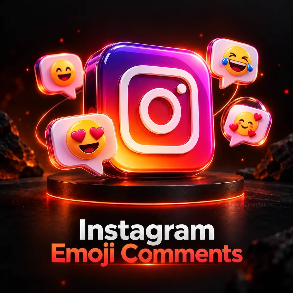 Instagram Positive Emoji Comments