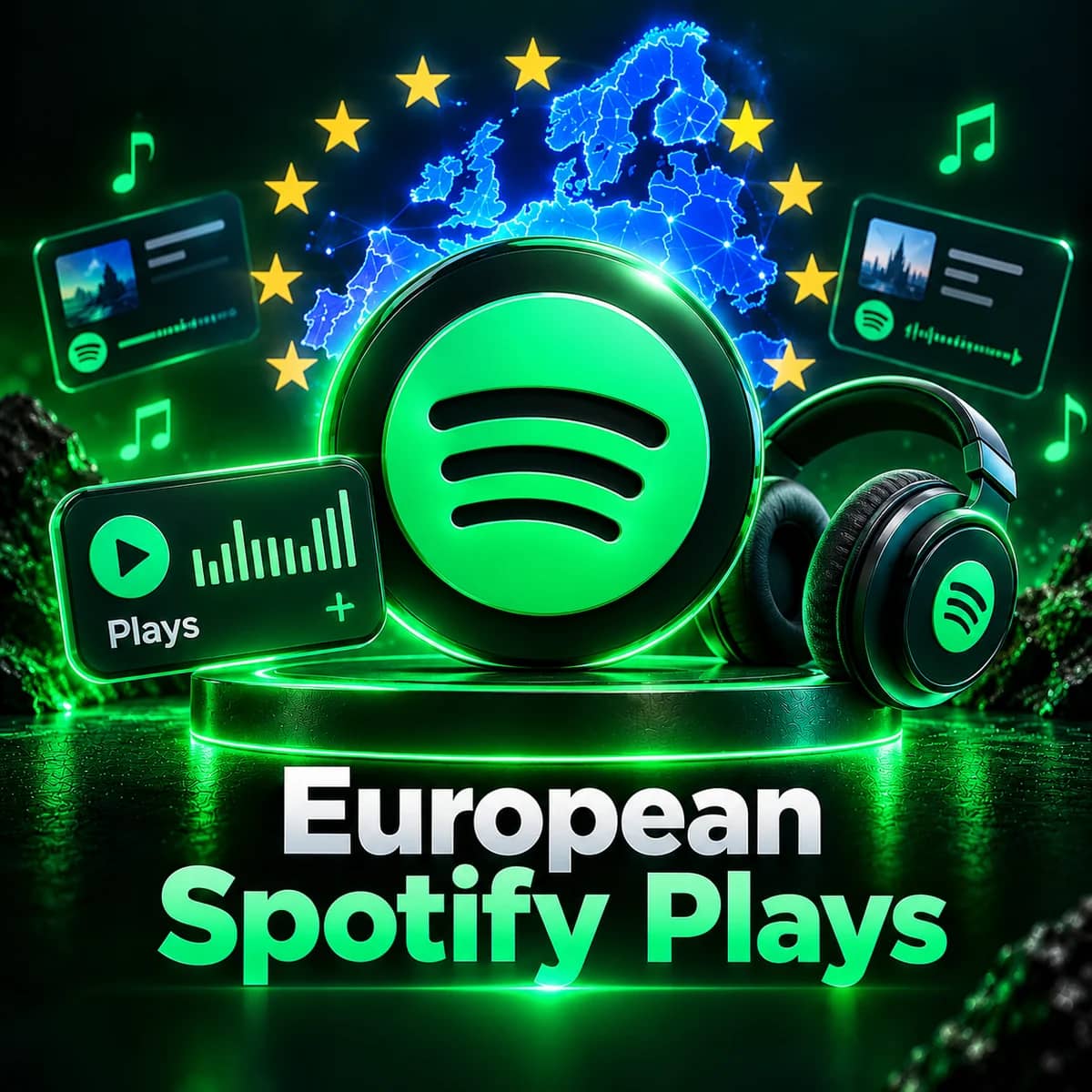 European Spotify Plays